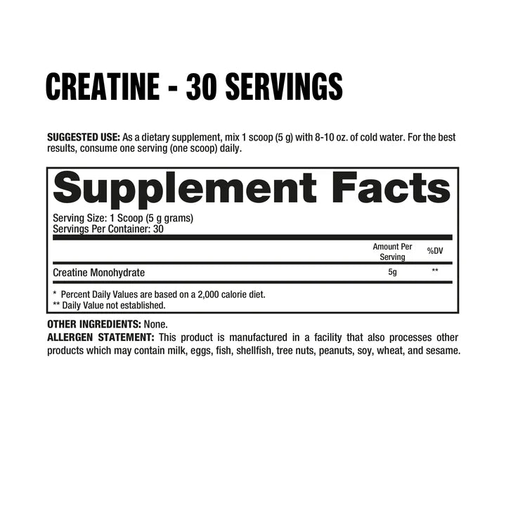 Creatina Monohidrato Dragon Pharma 60 Servicios