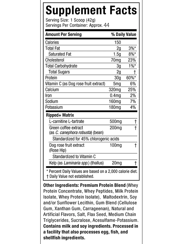 Nitro Tech Ripped 4 Libras