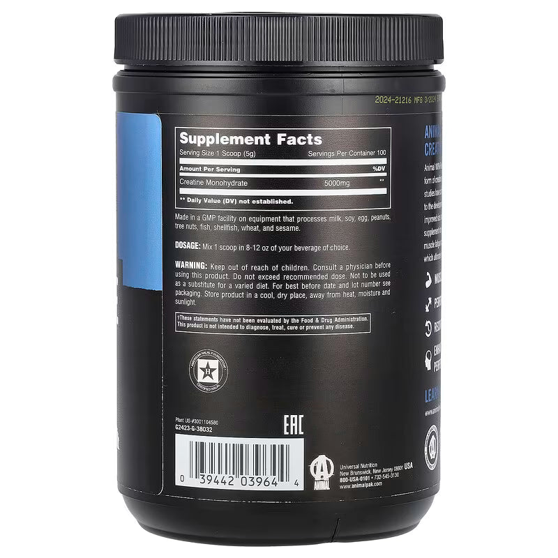 CREATINA MONOHIDRATO 100% PURE