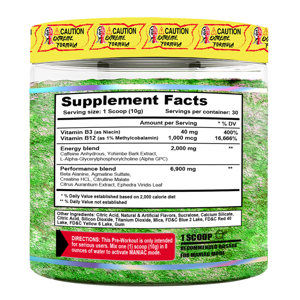 MANIAC XTREME 30 SERVICIOS TERROR LABZ