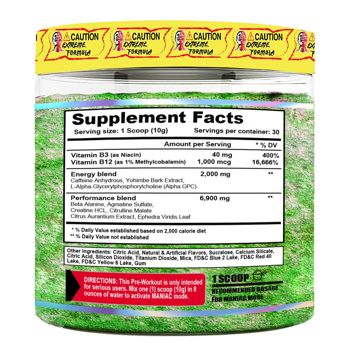 Maniac Xtreme 30 Servicios Terror Labz