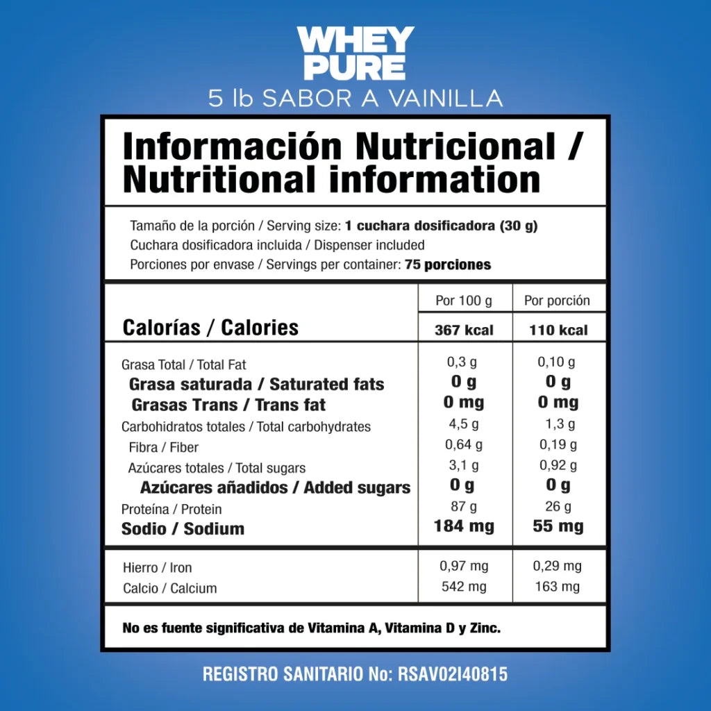 WHEY PURE 5 LIBRAS