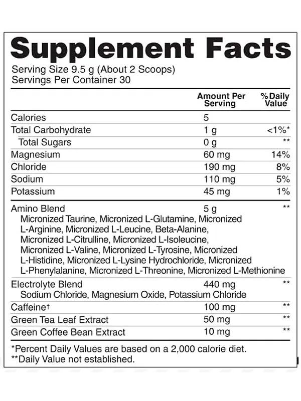 AMINO ENERGY + HYDRATION 30 SERVICIOS OPTIMUN NUTRITION