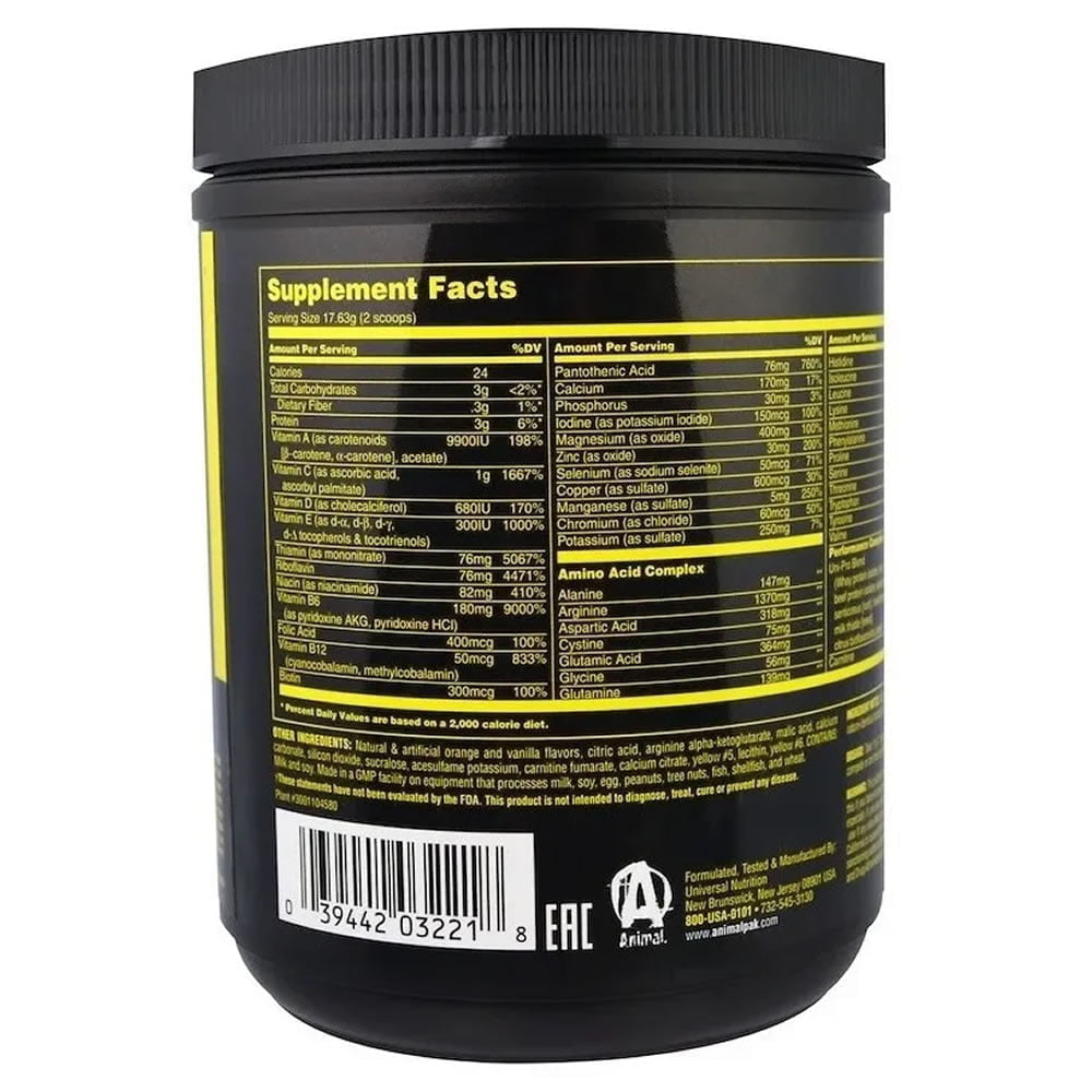 Animal Pak 30 Servicios en Polvo
