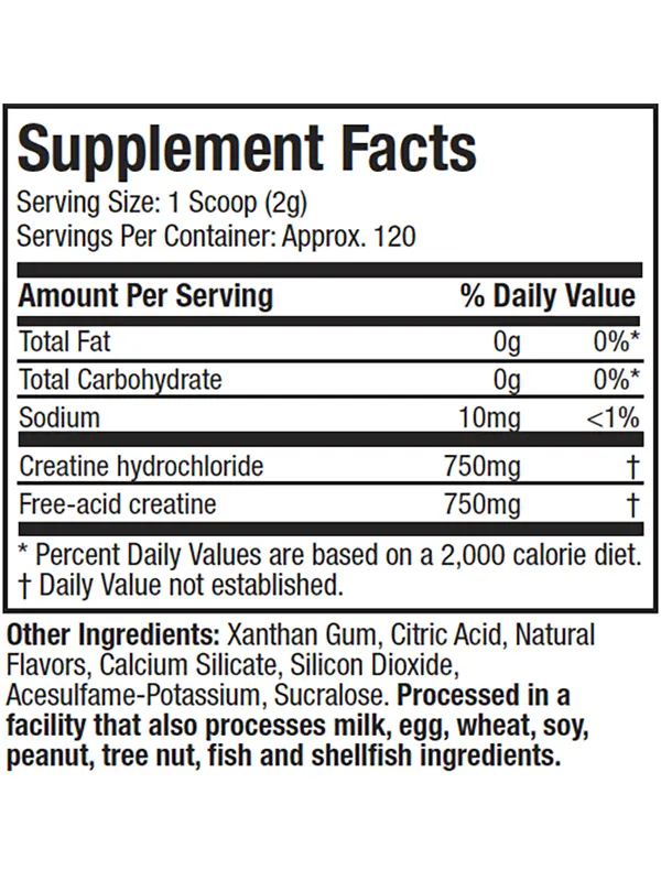 Cell tech Creactor 120 Servicios Muscletech