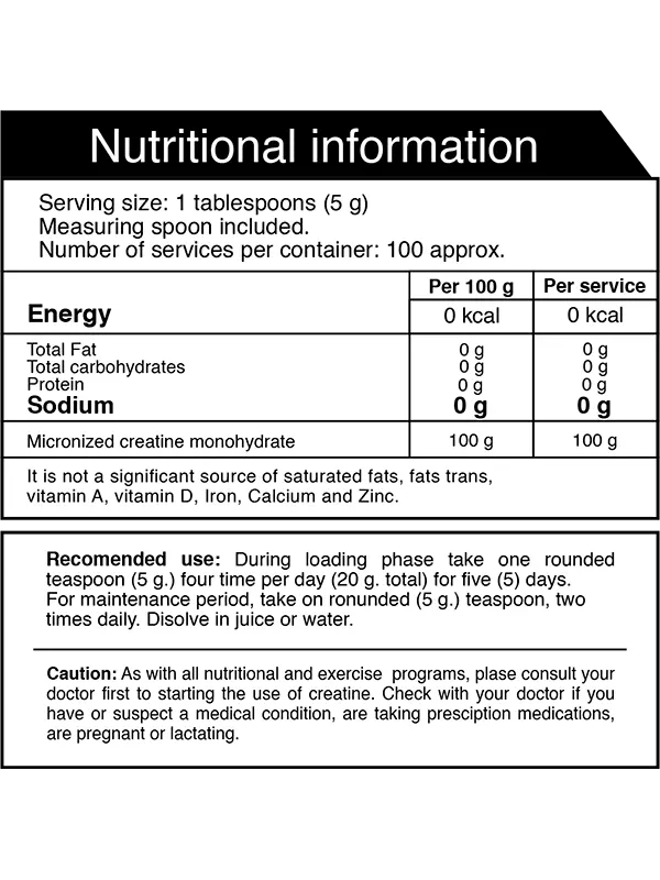 CREATINA IRON 500 GRAMOS