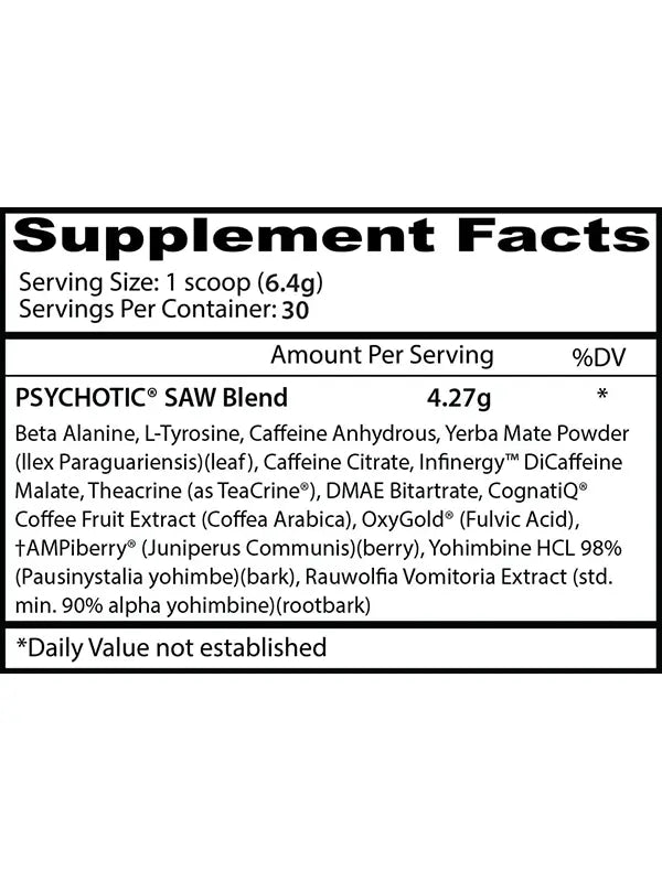 Psychotic Saw 30 Servicios