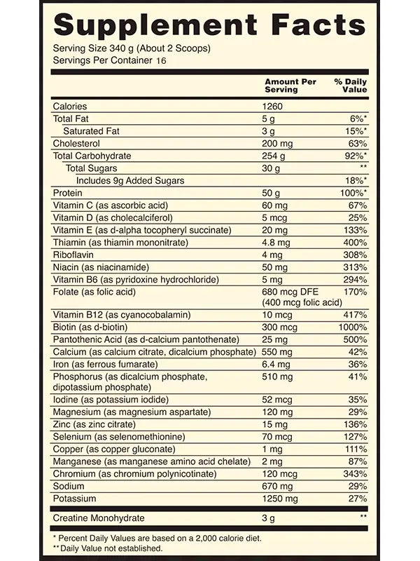 Serious Mass 12 Libras Optimun Nutrition
