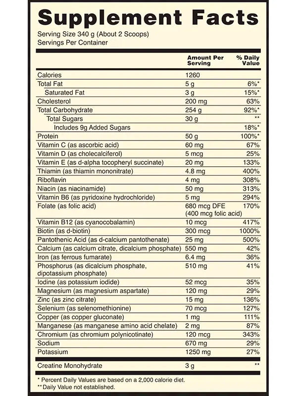 Serious Mass 6 Libras Optimun Nutrition